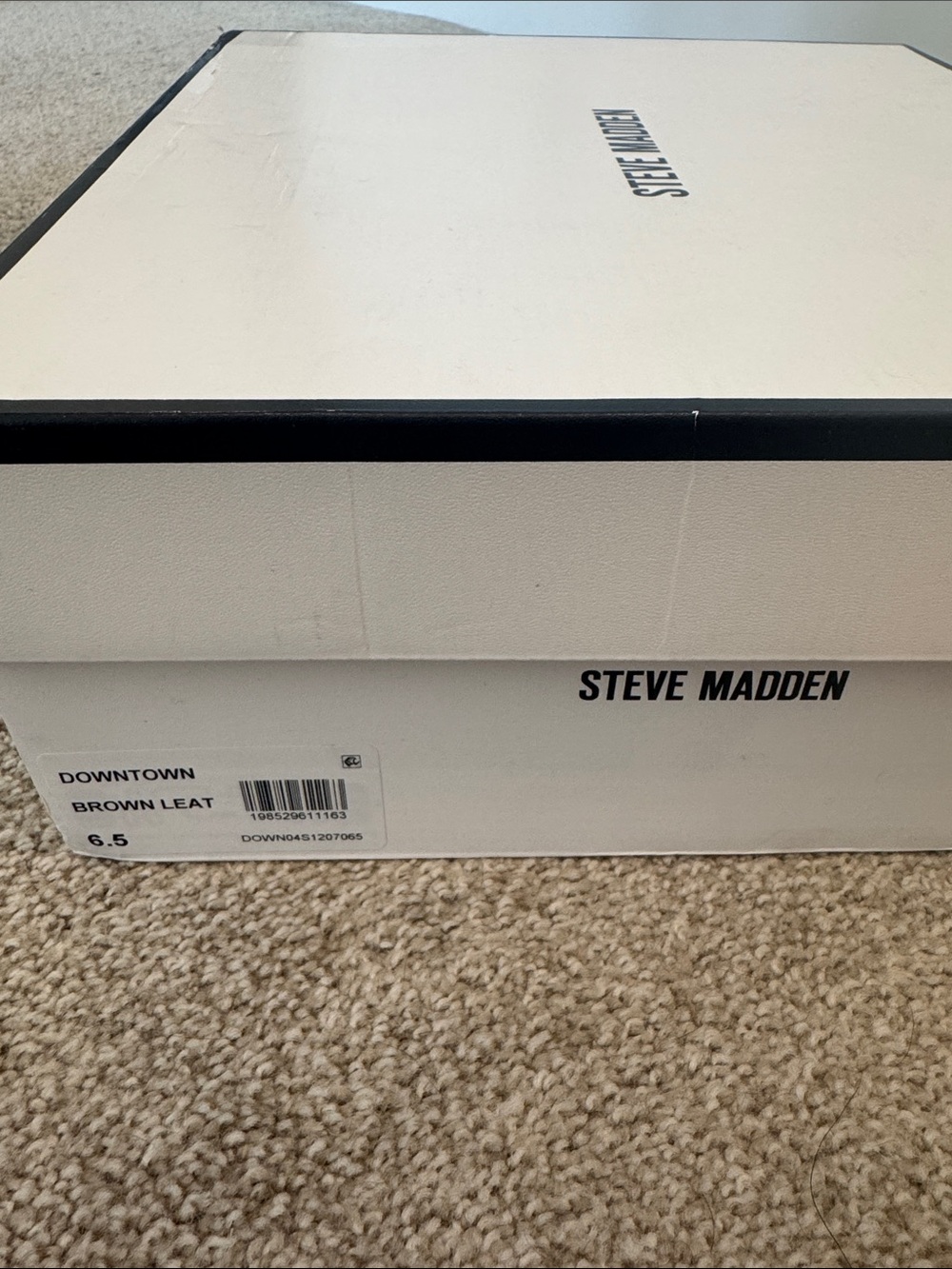 Steve Madden Women’s Brown Leather Downtown Boots - Picture 7 of 7
